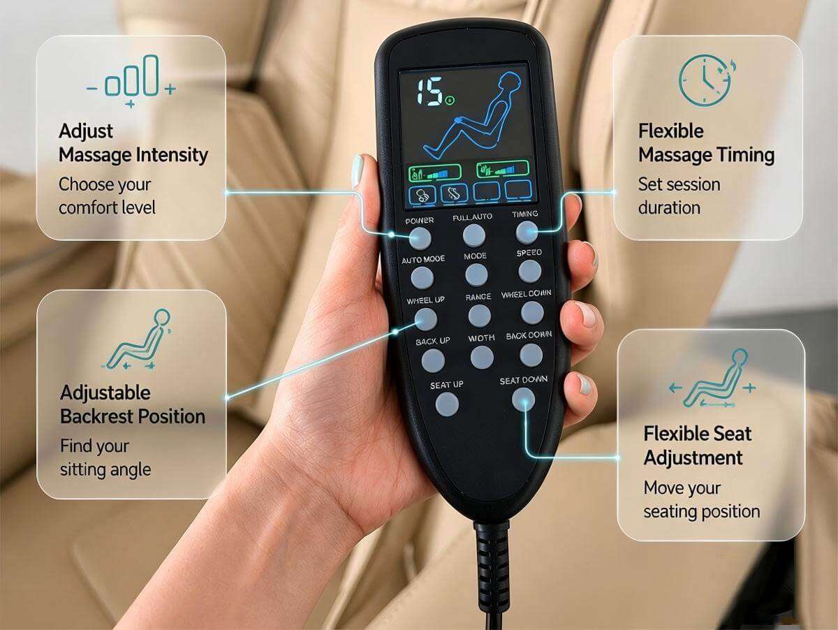 Y70 smart massage control remote